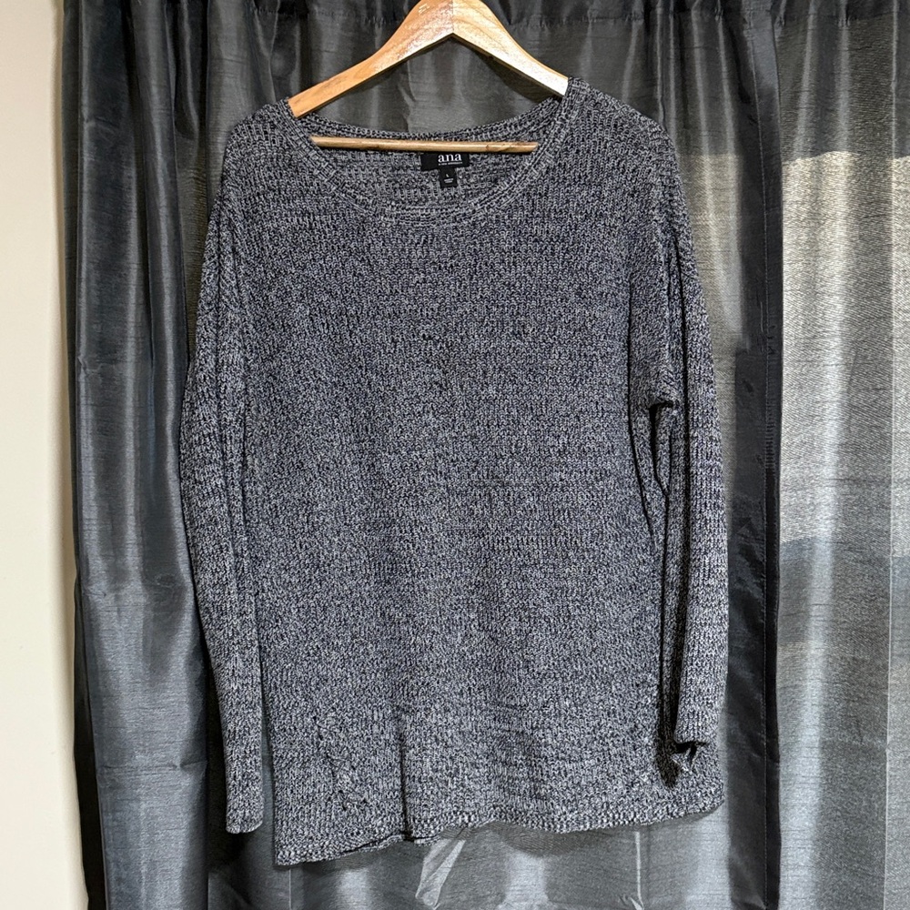a.n.a Black and White Knit Sweater